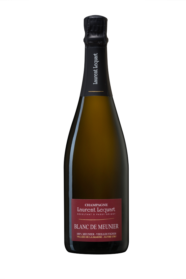 Bouteille de champagne Blanc de Meunier, Champagne Laurent Lequart